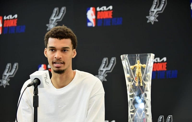 Victor Wembanyama là tân binh xuất sắc nhất NBA mùa vừa qua.