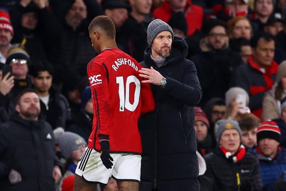 HLV Ten Hag đánh giá cao phong độ của Rashford.