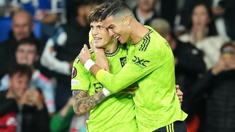 Cách chơi của Garnacho bị ảnh hưởng bởi Ronaldo