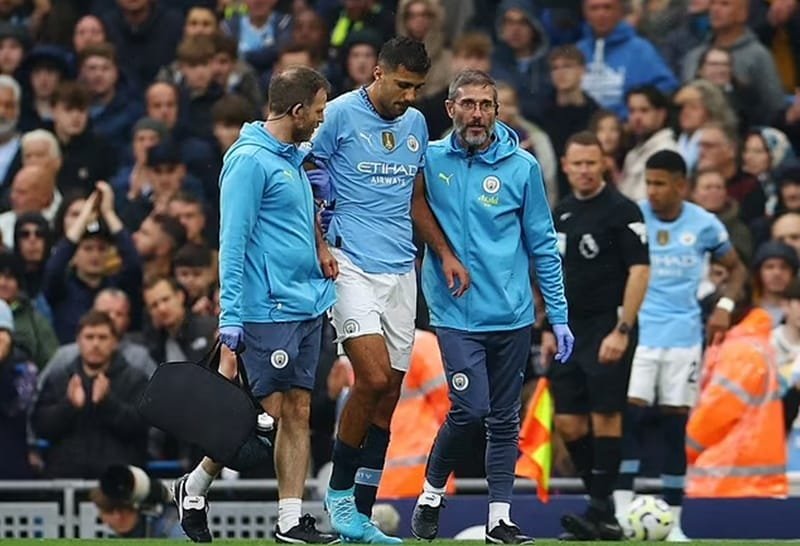 Rodri chấn thương.