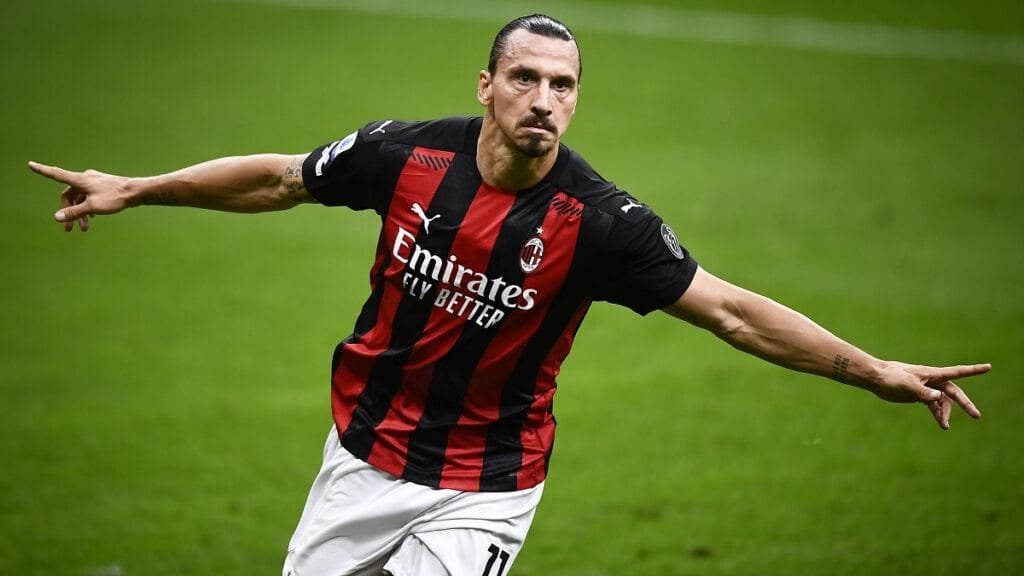 Ibrahimovic trong màu áo AC Milan