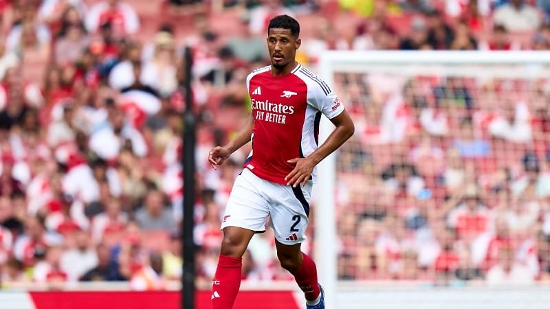 William Saliba đang là trung vệ hàng đầu