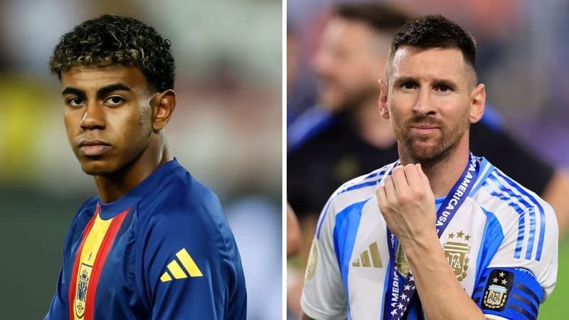 Yamal còn một chặng đường dài để tiến gần tới vị thế của Messi
