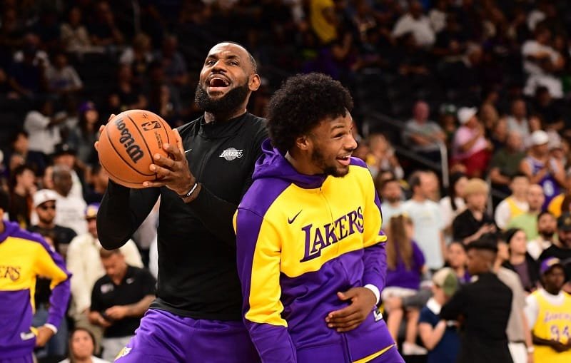 Bronny sẽ cùng LeBron James thi đấu tại NBA 2024/25.