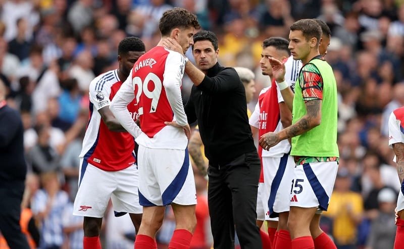 HLV Mikel Arteta muốn Havertz được thi đấu tự do.