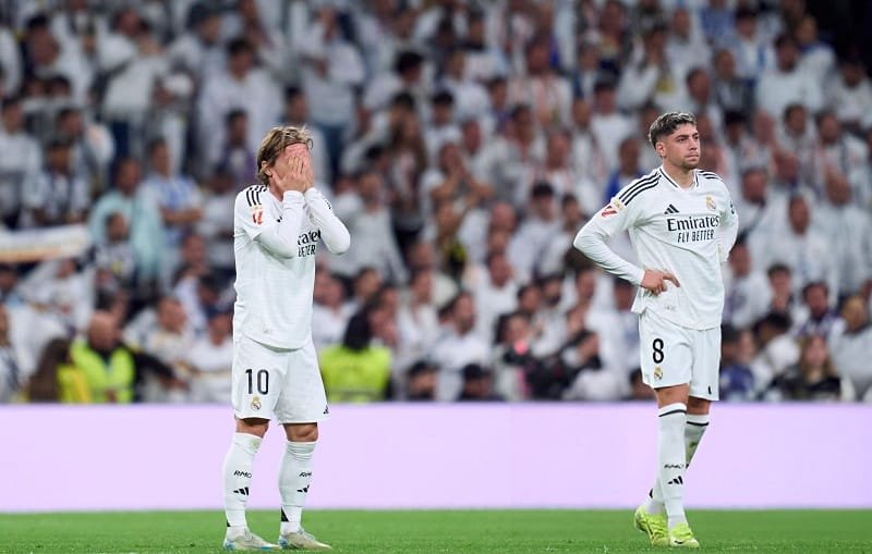 Real Madrid thể hiện màn trình diễn thất vọng.