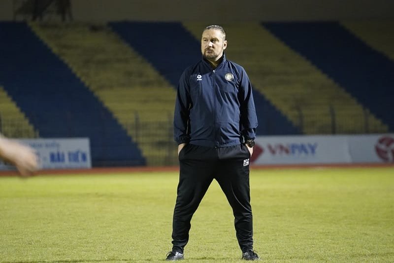 HLV Popov cho biết Thanh Hóa chỉ đặt mục tiêu trụ hạng (Ảnh: Dong A Thanh Hoa Football Club).