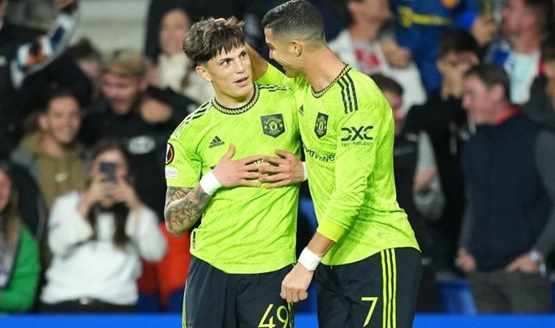 Garnacho hâm mộ Ronaldo