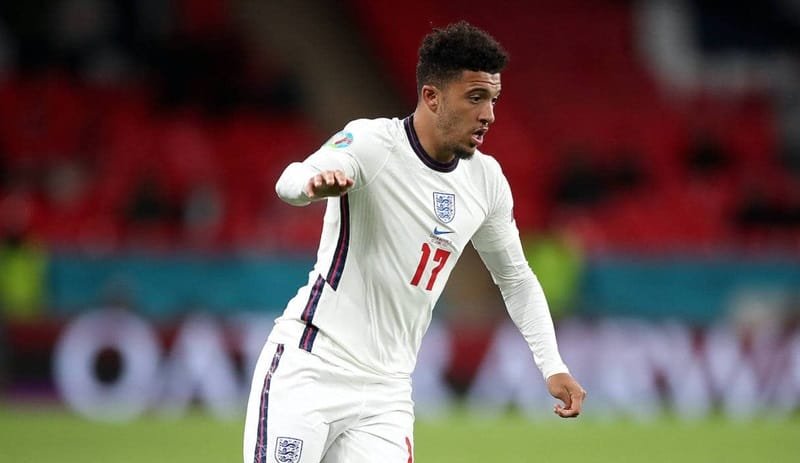 Sancho đã lâu không khoác áo tuyển Anh