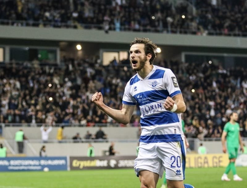 Kvaratskhelia trong màu áo Dinamo Batumi