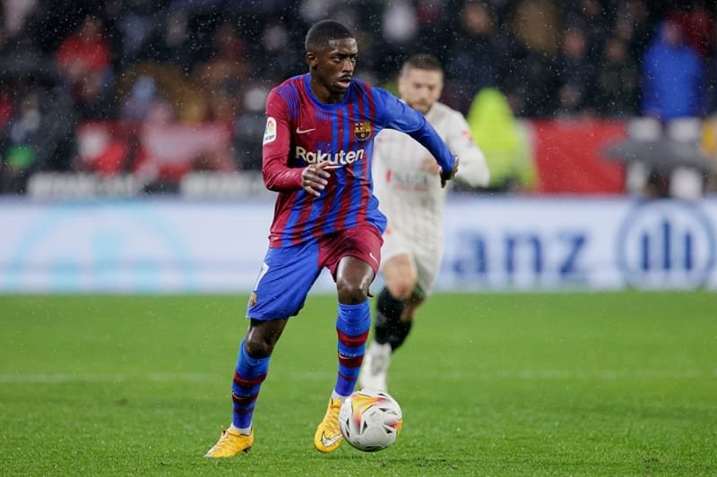 Dembele 2 chân như 1