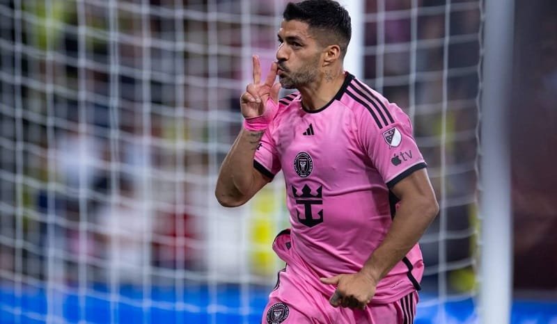Suarez đang thi đấu thăng hoa trong màu áo Inter Miami.