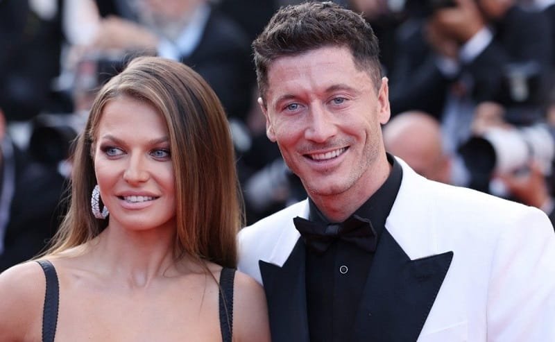 Lewandowski và vợ