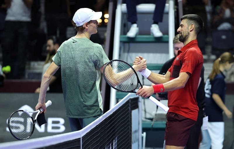 Sinner tiếc nuối khi không có cơ hội chạm trán Djokovic.