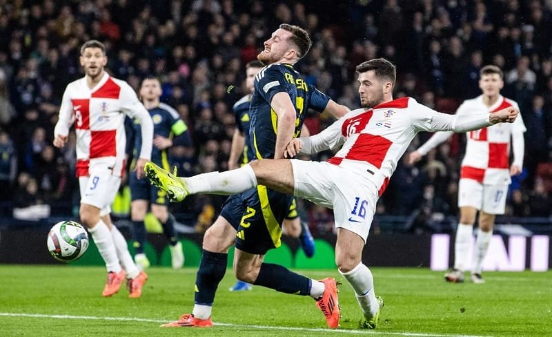 Croatia vừa thất bại trước Scotland