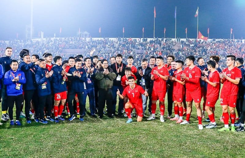ĐT Việt Nam có trận đấu ấn tượng khi chạm trán Myanmar (Ảnh: VFF).