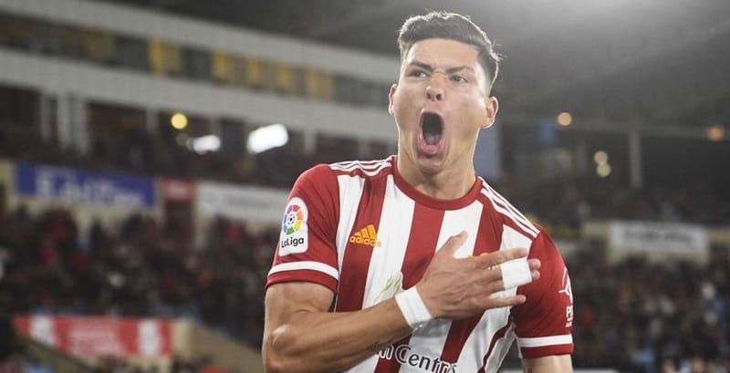 Nunez khoác áo Almeria mùa giải 2019/20