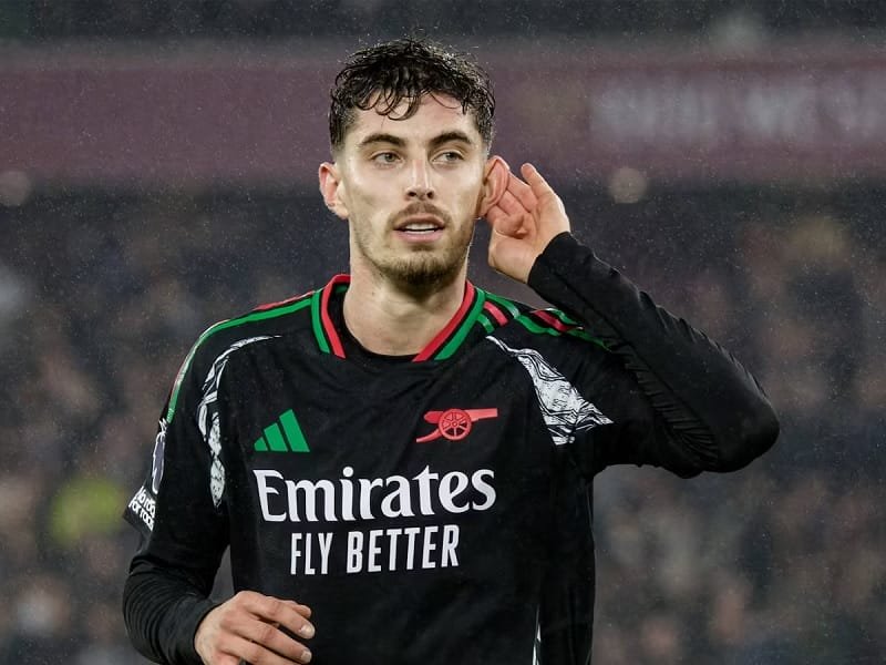 Havertz vừa ghi bàn trong chiến thắng trước West Ham