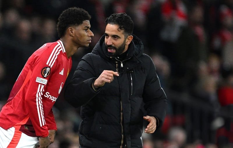 Rashford không được HLV Amorim tin tưởng.