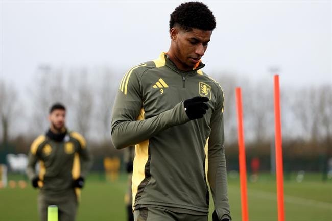 Rashford và buổi tập đầu tiên tại đội bóng mới