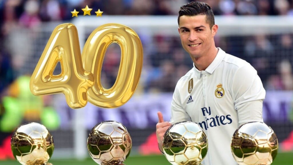 Cristiano Ronaldo bước sang tuổi 40